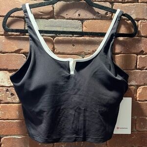 NEW lululemon athletica Black Align Notched-Neck Tank